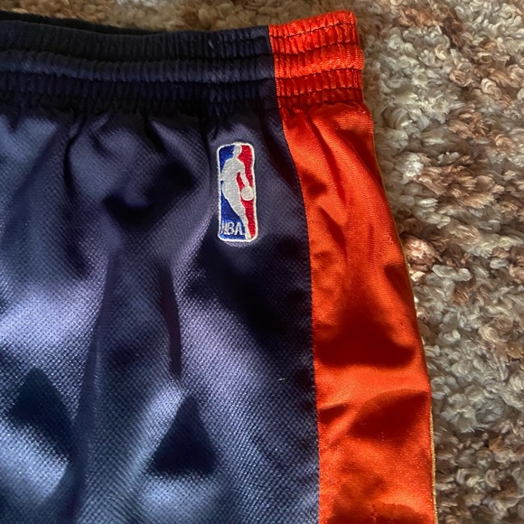 NBA Golden State Warriors x Adidas Shorts Men’s size XL in Navy - Picture 2 of 5